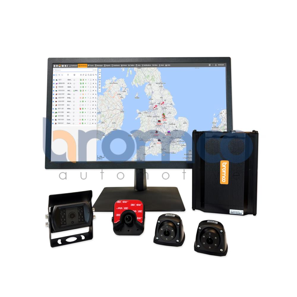 720HD 4 CAMERA MDVR KIT WITH 2TB HDD GPS & 4G (W/O MONITOR)