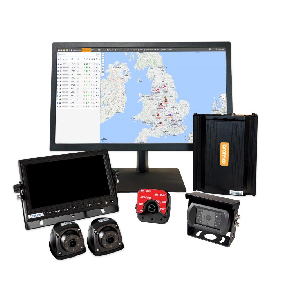 720HD 4 CAMERA MDVR KIT WITH 2TB HDD GPS & 4G
