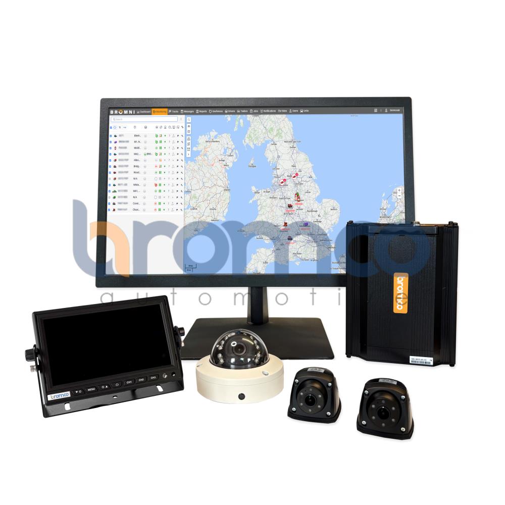 4G LIVE 720HD 5 CAMERA KIT WITH 2TB HDD GPS & IPC DOME