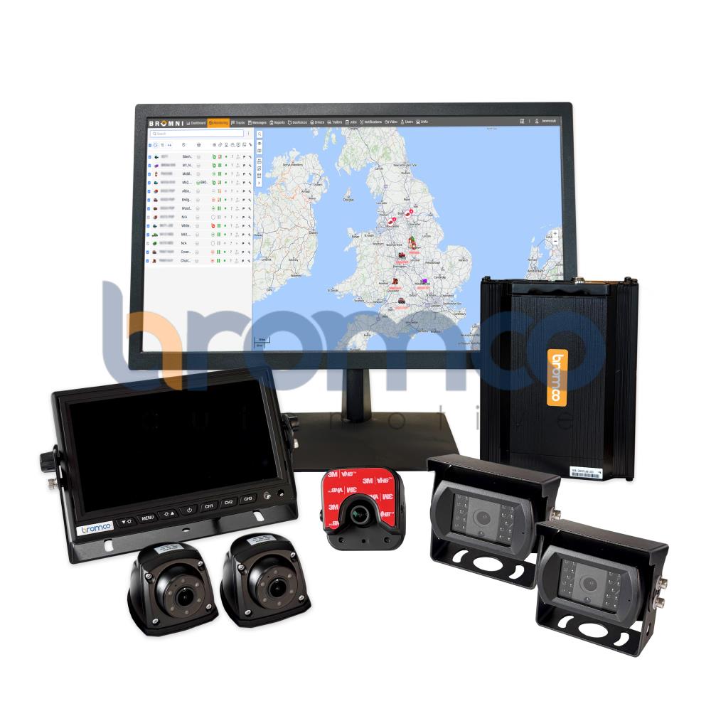 4G LIVE 720HD 5 CAMERA KIT WITH 2TB HDD GPS & IPC FORWARD FACING CAMERA