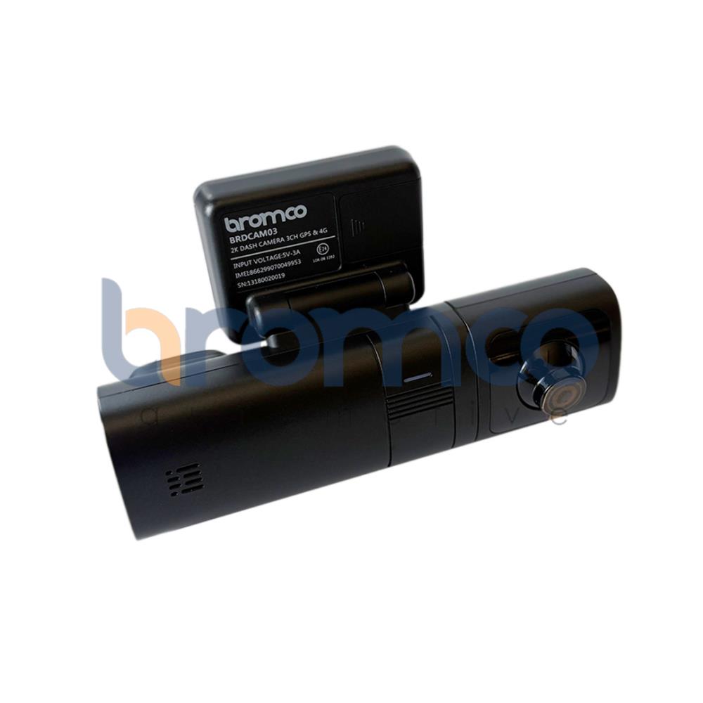 3 Channel 2K Dash Camera with GPS & 4G Connectivity   